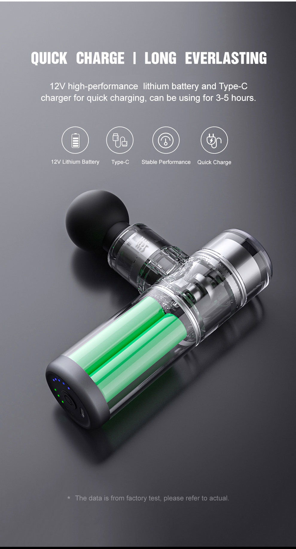 Bruning Mini Massage Gun Device Percussion