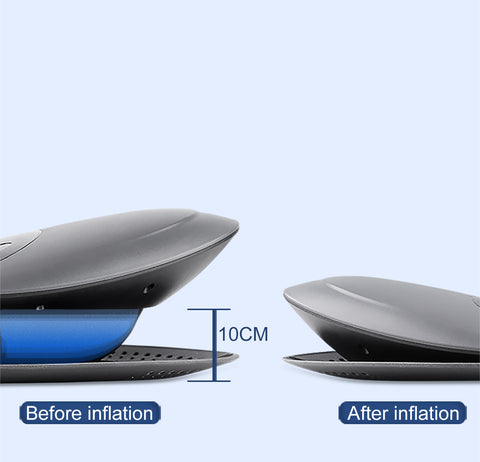 Air bag traction by inflation and deflation