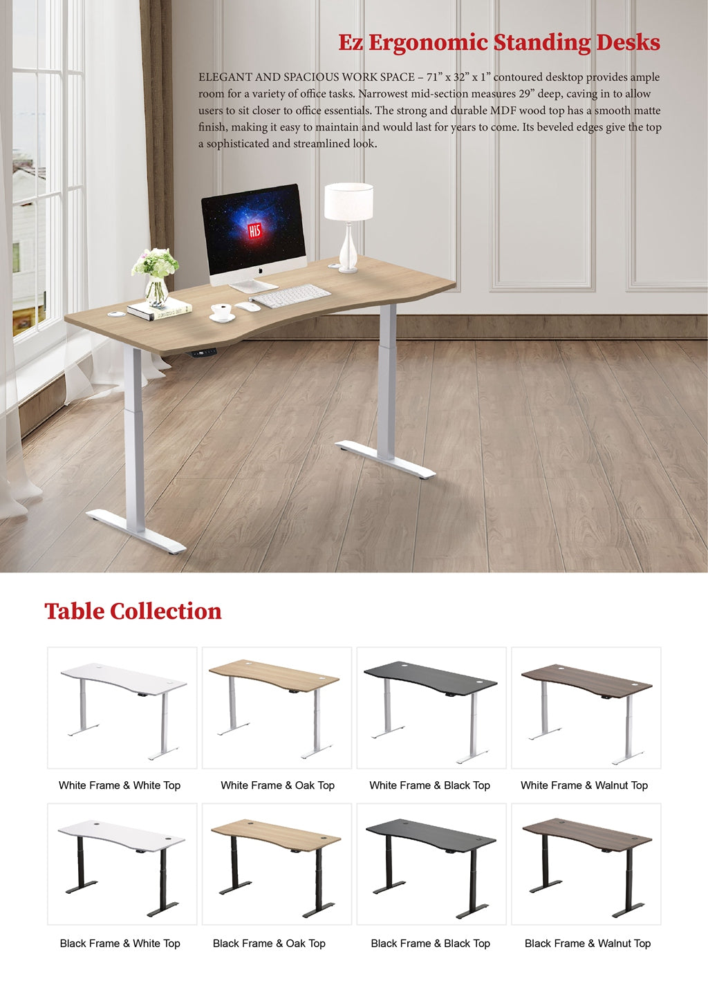 Hi5 electric standing desk sale