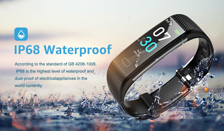 Hi5 S5 Fitness Tracker Watch with IP68 Waterproof, 16 Sports Modes, Activity Tracker with Heart Rate, Sleep Monitor, Sedentary Reminder, Calorie Counter, and Notification Reminder