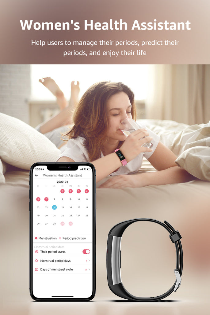 Hi5 S5 Fitness Tracker Watch with IP68 Waterproof, 16 Sports Modes, Activity Tracker with Heart Rate, Sleep Monitor, Sedentary Reminder, Calorie Counter, and Notification Reminder