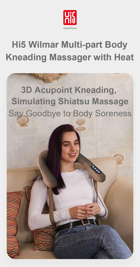 Hi5 Wilmar Multi-part Body Kneading Massager with Heat