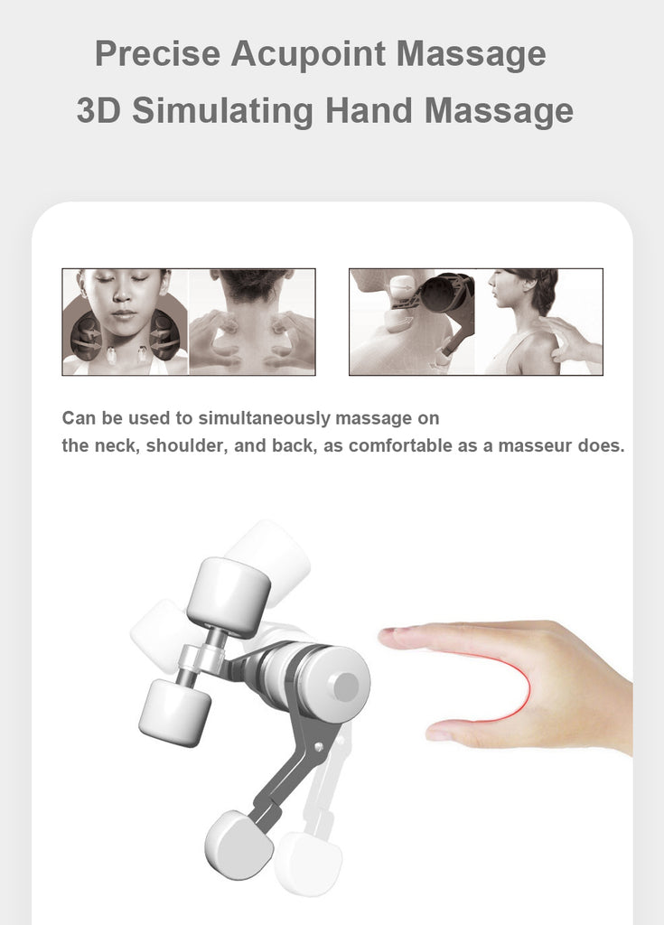 Hi5 Wilmar Multi-part Body Kneading Massager with Heat