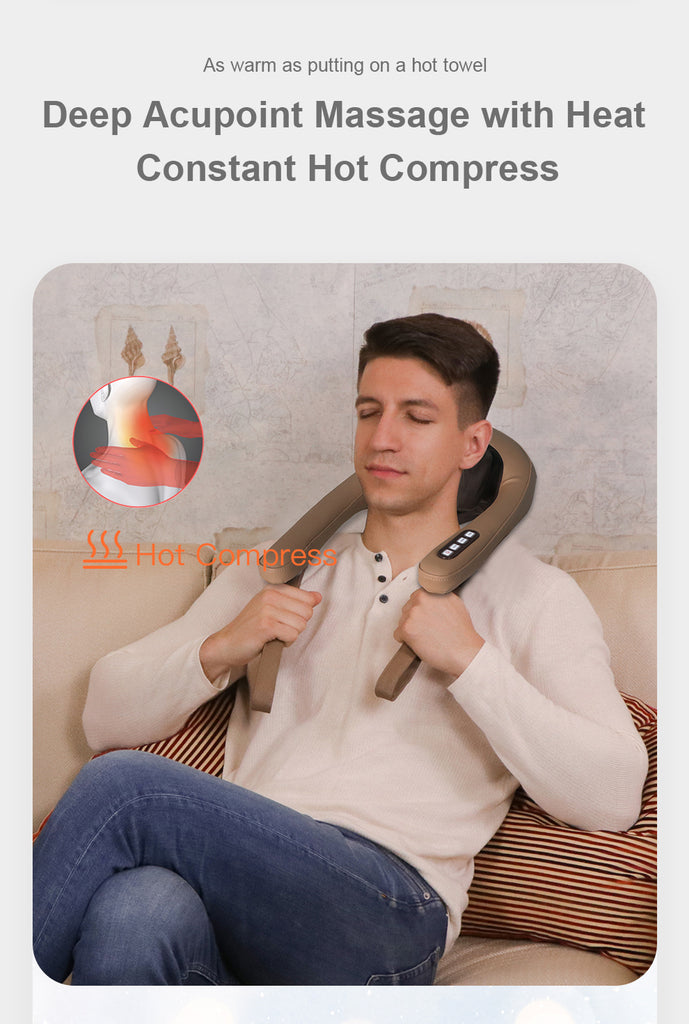 Hi5 Wilmar Multi-part Body Kneading Massager with Heat