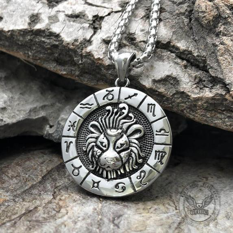 Leo Stainless Steel Pendant- Gthic.com - Blog
