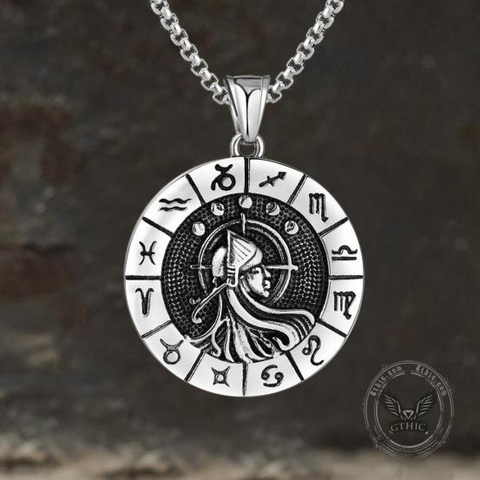 Virgo Stainless Steel Pendant- Gthic.com - Blog