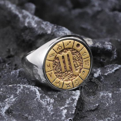 Scorpio Stainless Steel Ring- Gthic.com - Blog