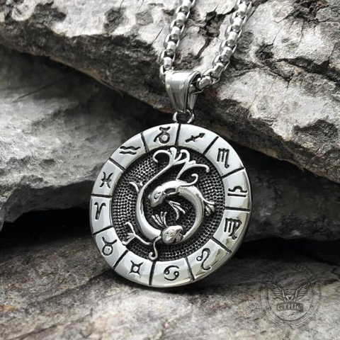 Pisces Stainless Steel Pendant- Gthic.com - Blog