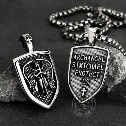 St michael necklace online