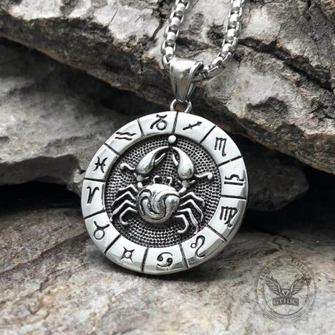 Cancer Stainless Steel Pendant- Gthic.com - Blog