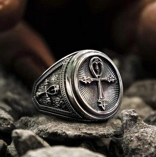 Ankh ring - Gthic.com - Blog