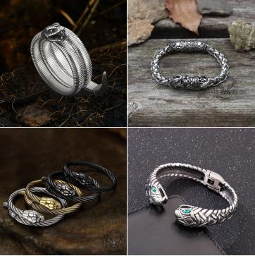 Snake bracelets - Gthic.com - Blog