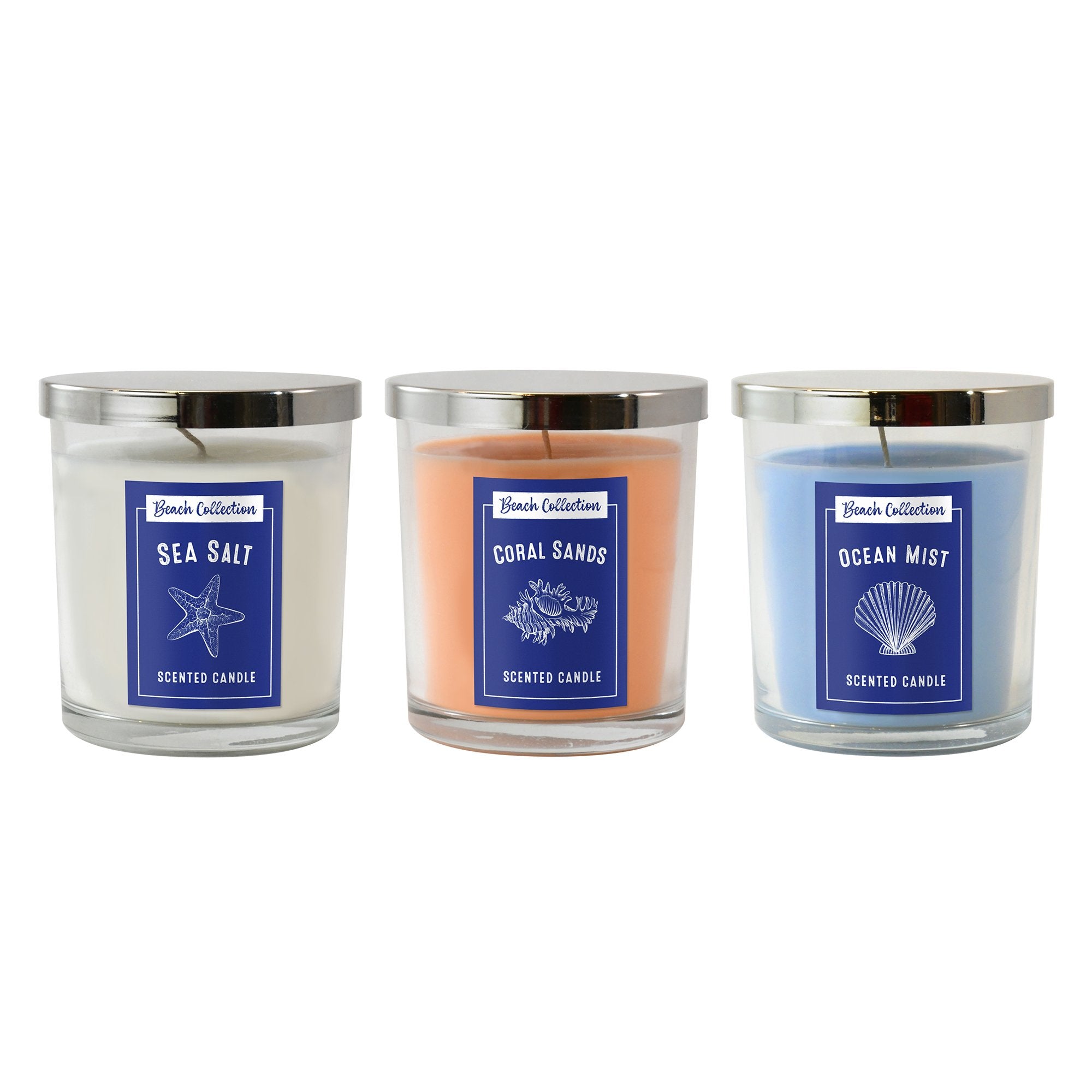 Beach Scented Wax Candle Collection