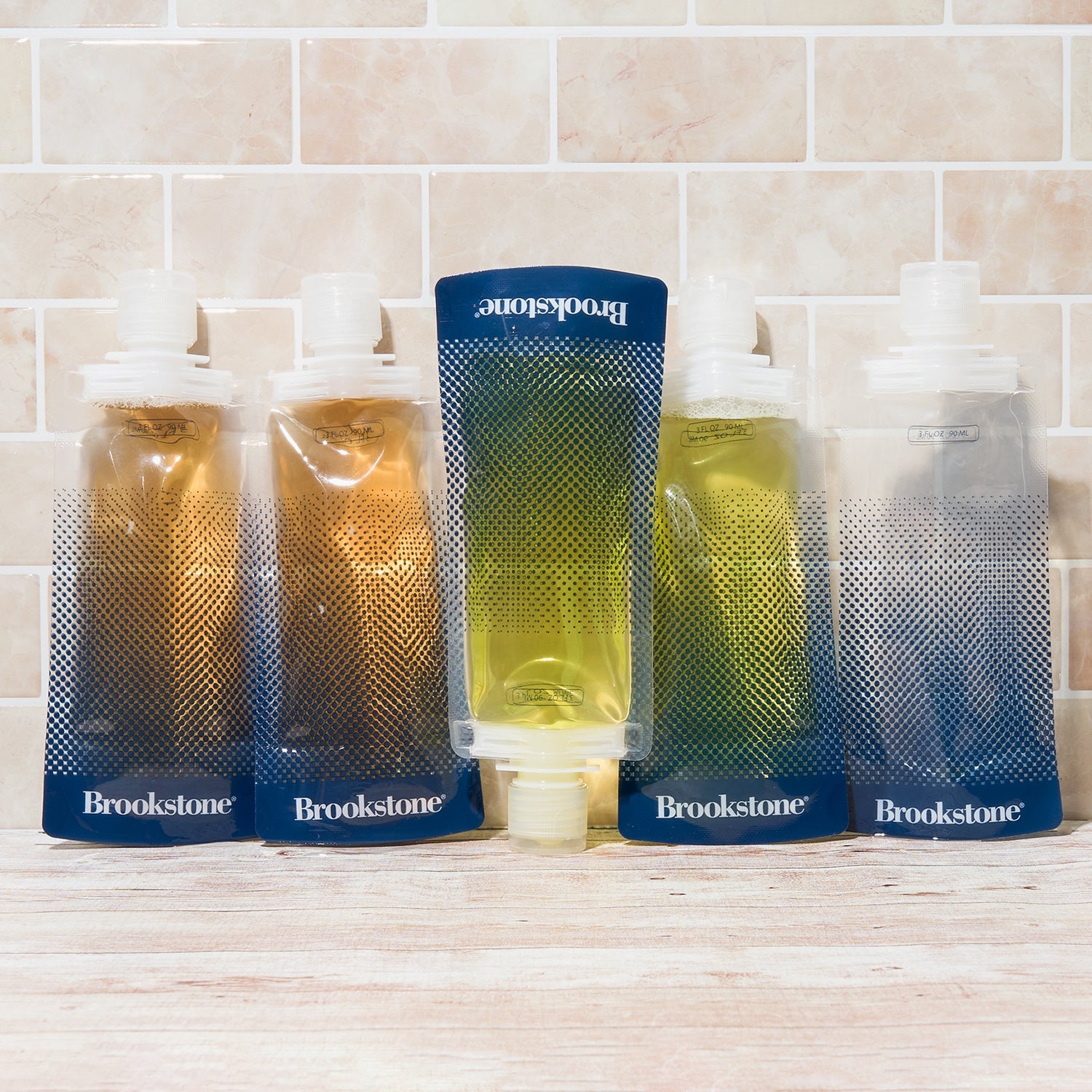 Brookstone Travel Liquid Pouch Set - 6 Piece