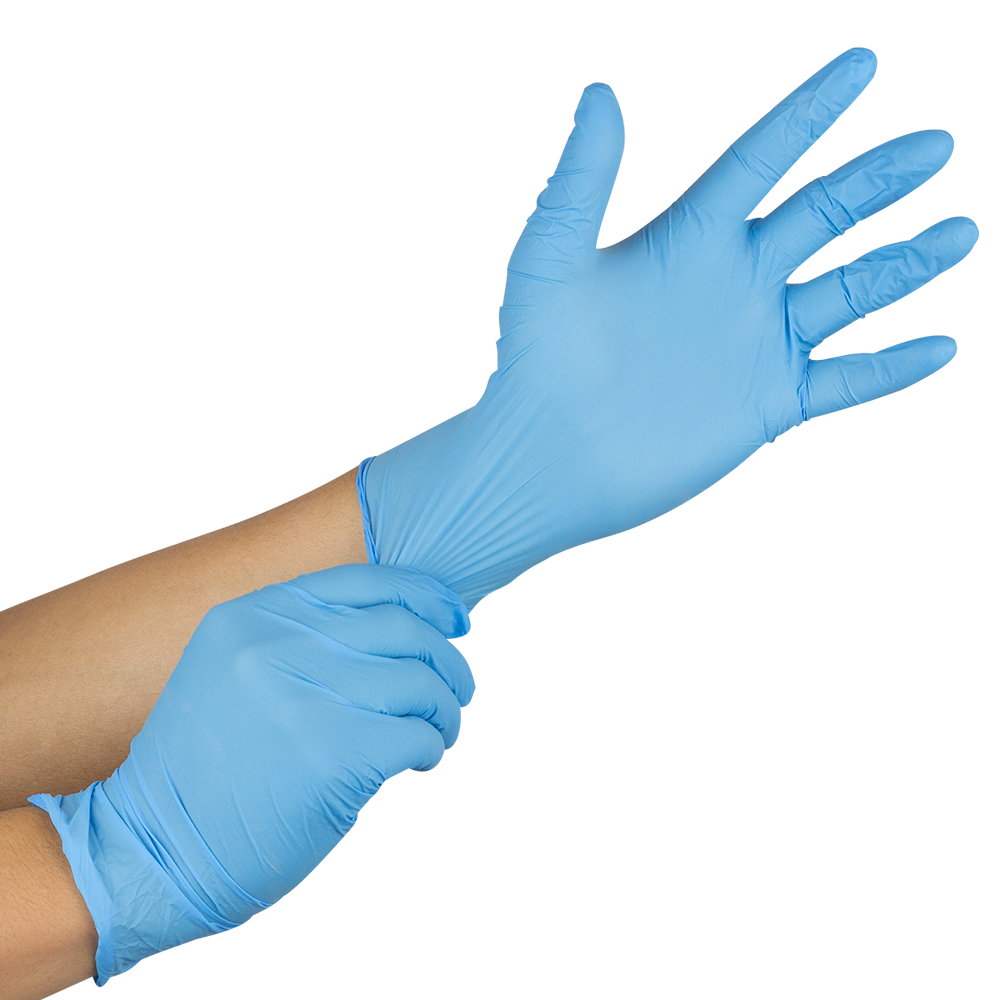 X Factor Scientific - 4 mils Exam Grade Nitrile Gloves, Powder Free, Medical Grade, Finger Textured, Latex Free Protective Glove, Food Safe FDA Approved