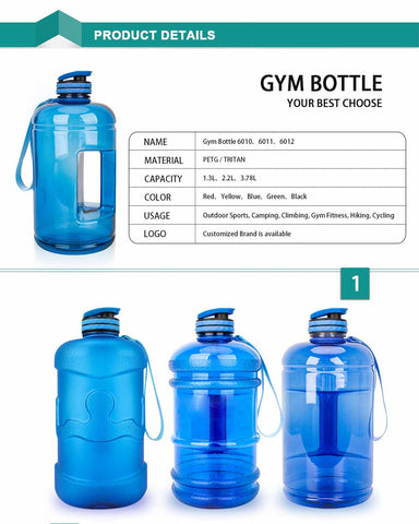 1 Gallon Water Bottles Custom