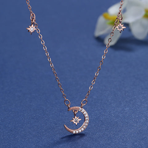 "Myth of Star&Moon" Sterling Silver Necklace