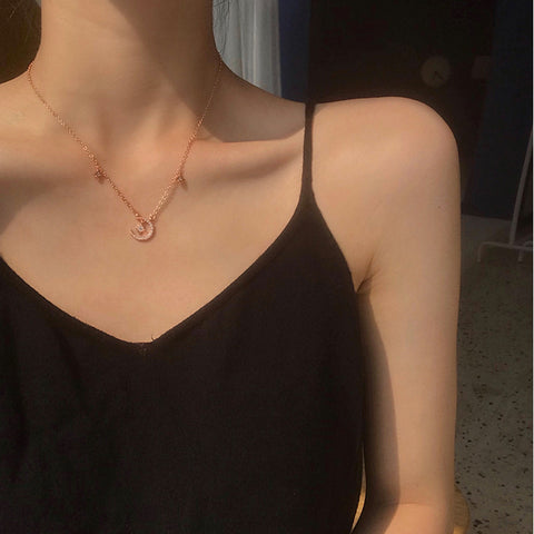 "Myth of Star&Moon" Sterling Silver Necklace