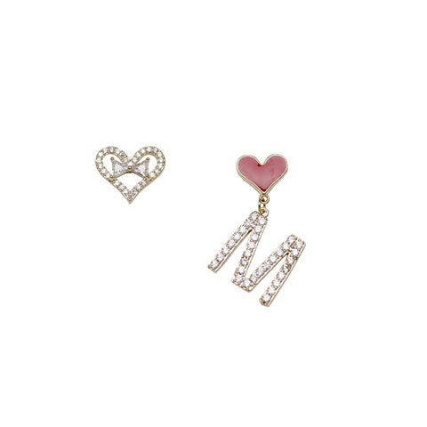"Miss Love" S925 Hook Diamond Earring