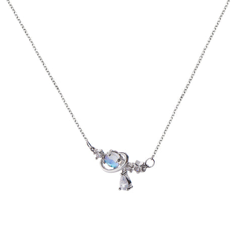 "Fantasy Aurora" Sterling Silver Necklace