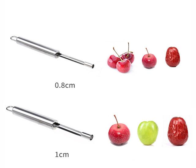 1Pcs Stainless Steel Twist Fruit Core Remover Pear Apple Corers Tool