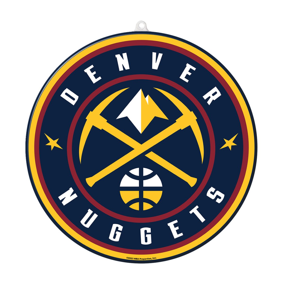 Denver Nuggets: Sun Catcher Ornament 4- Pack