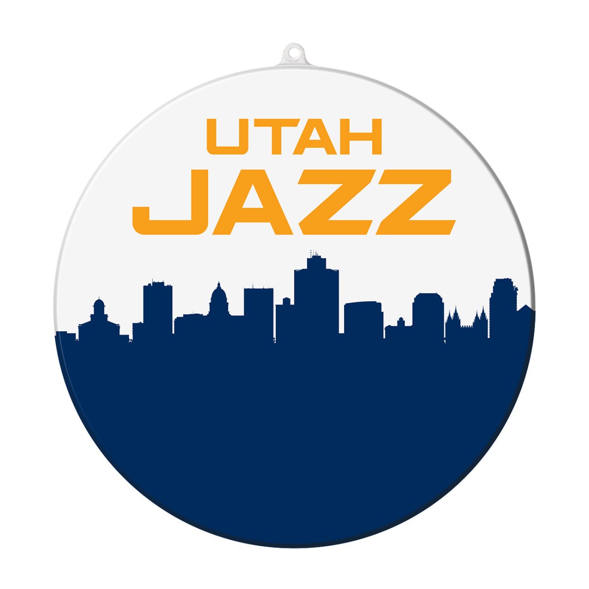 Utah Jazz: Sun Catcher Ornament 4- Pack