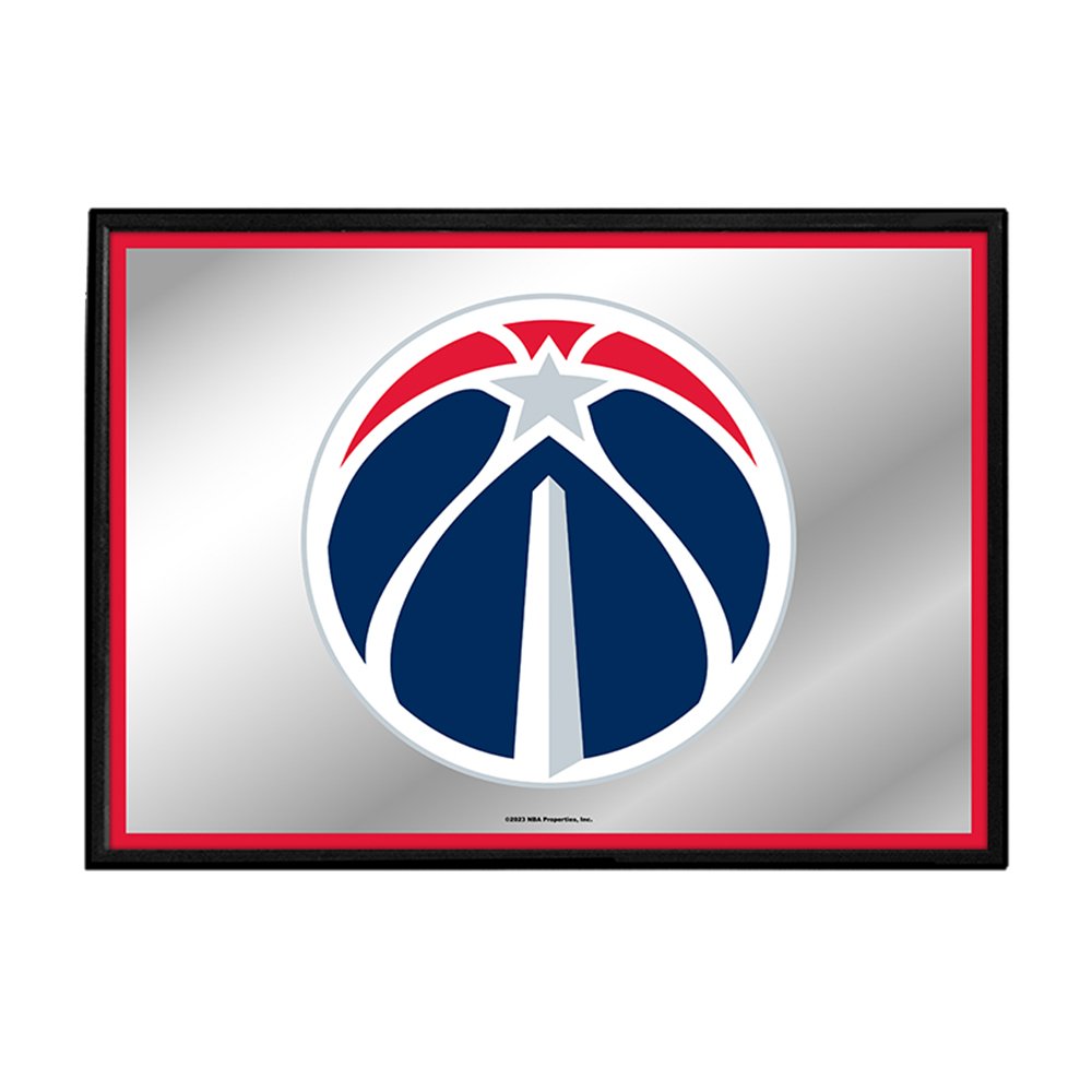 Washington Wizards: Framed Mirrored Wall Sign