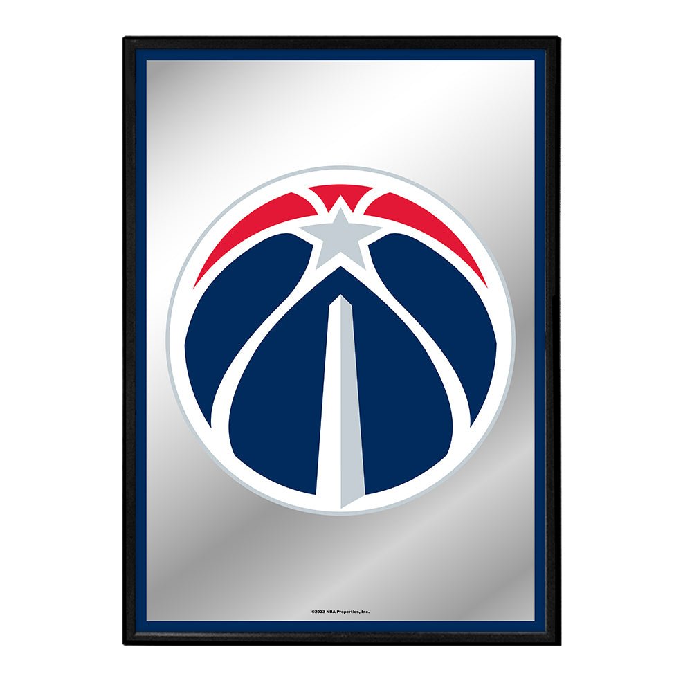 Washington Wizards: Framed Mirrored Wall Sign