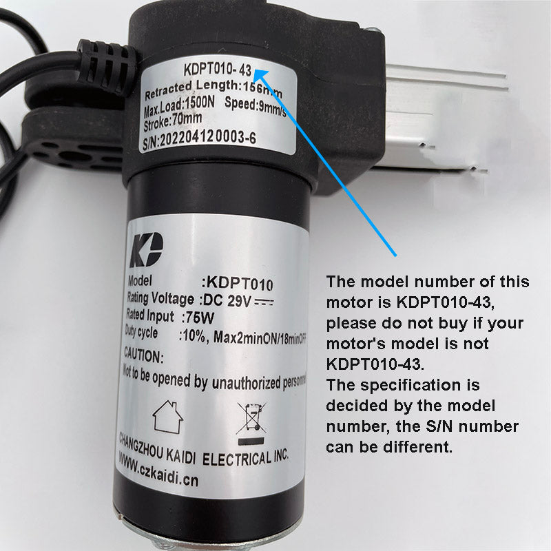 KDPT010-43 linear actuator