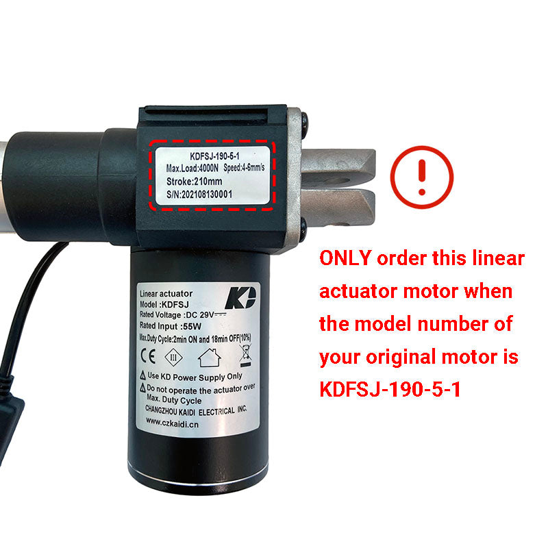 Life Easy Supply KDFSJ-190-5-1 Kaidi Linear Actuator For Power Recliner Lift Chair 8 Life Easy Supply KDFSJ-190-5-1 Kaidi Linear Actuator For Power Recliner Lift Chair -Life Easy Supply Sales 3 302d220f 8f4b 47fb 9538 24641bbb00c9