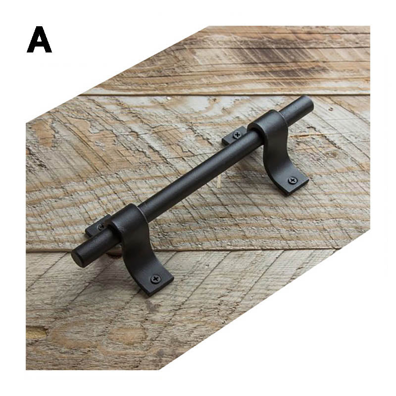 Life Easy Supply 2 Pcs Vintage Wooden Door Handle Pull Industrial StyleBlack Metal Barn Door Handle With Screws 12 Life Easy Supply 2 Pcs Vintage Wooden Door Handle Pull Industrial StyleBlack Metal Barn Door Handle With Screws -LIFE EASY SUPPLY Sales A