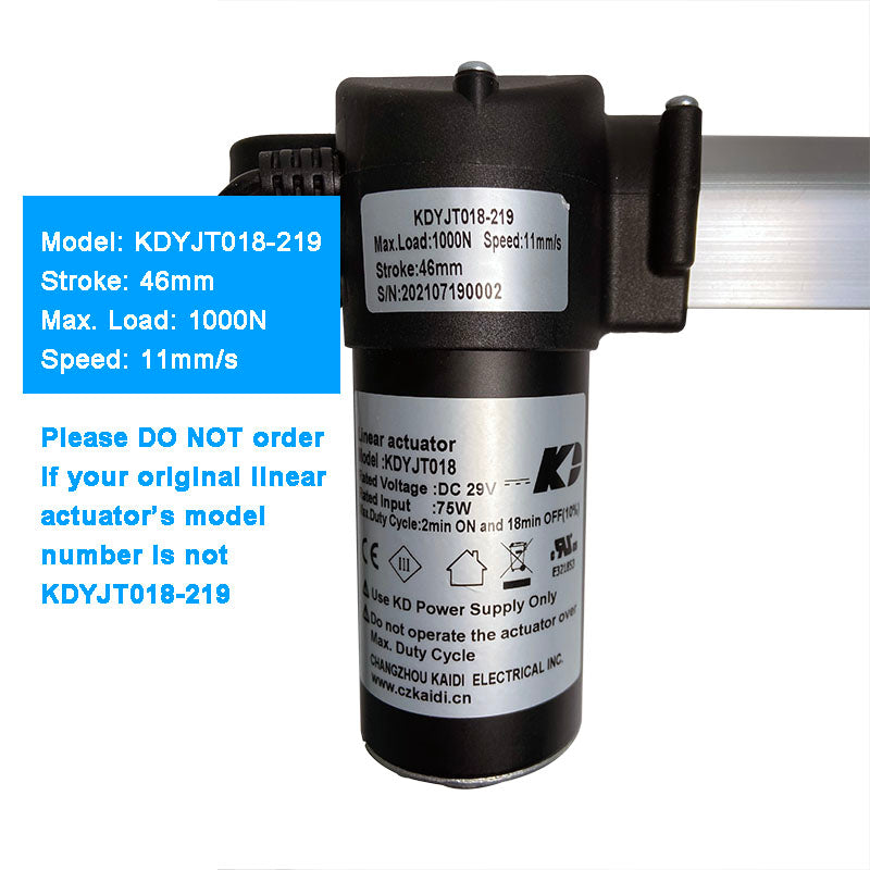 Life Easy Supply KDYJT018-219 Kaidi Linear Actuator For Power Recliner Lift Chairs Motor Replacement 12 Life Easy Supply KDYJT018-219 Kaidi Linear Actuator For Power Recliner Lift Chairs Motor Replacement -Life Easy Supply Sales IMG 3870