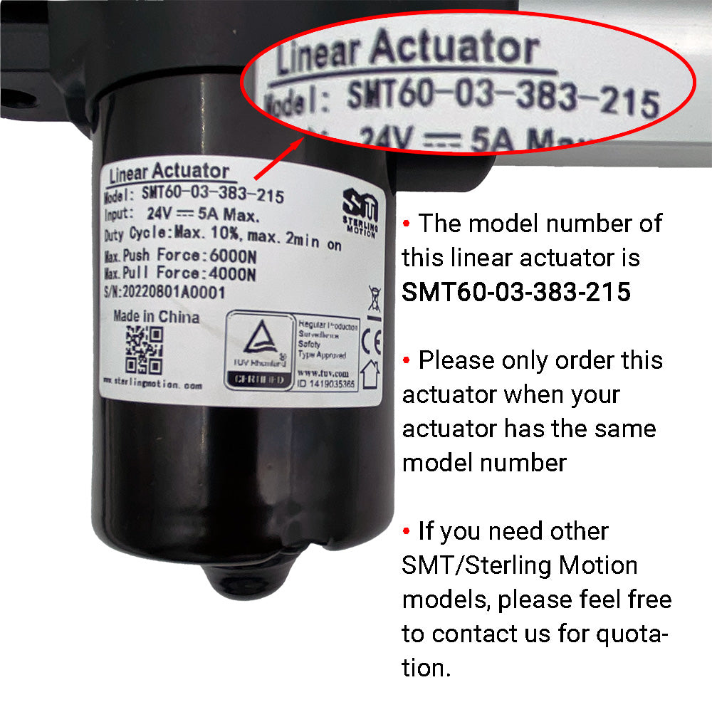 SMT60-03-383-215 Linear Actuator