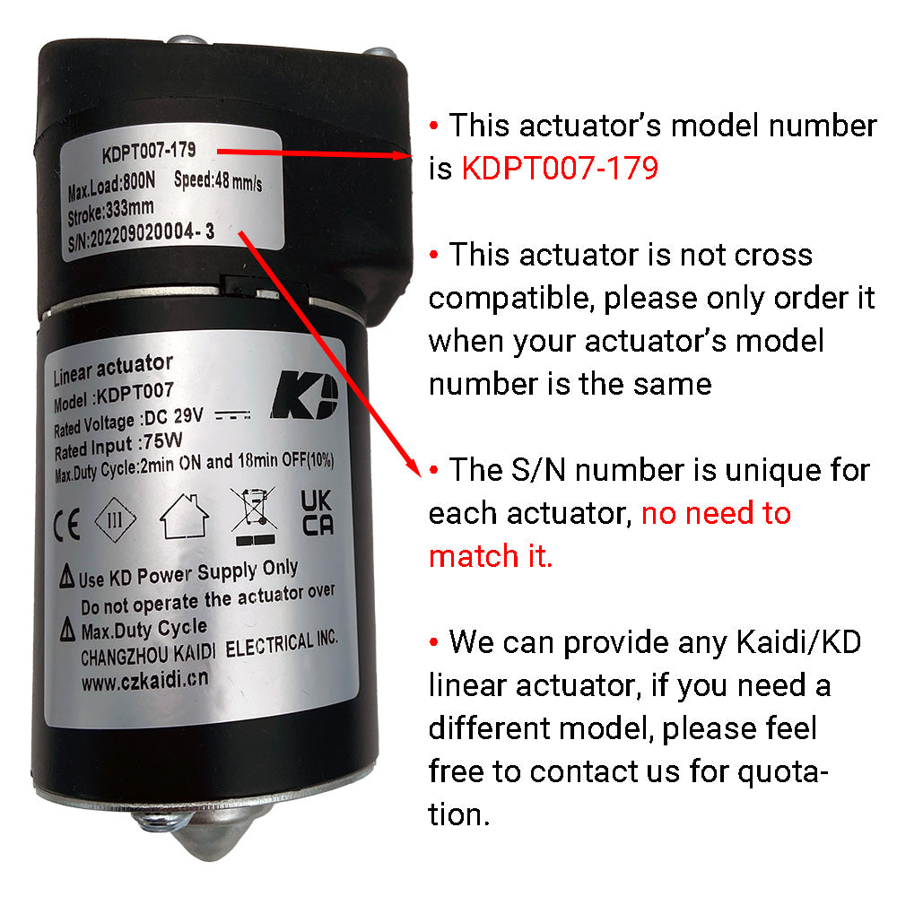 KDPT007-179 linear actuator