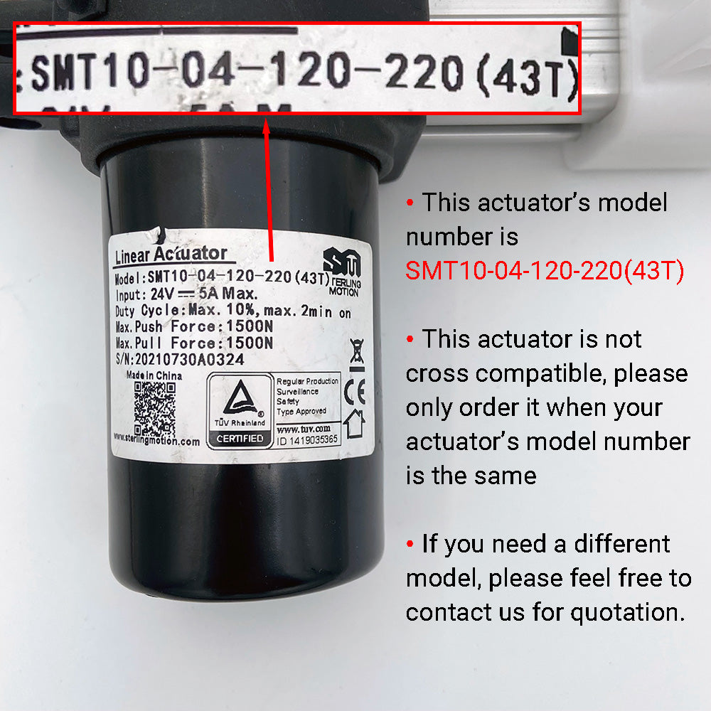 SMT10-04-120-220 (43T) Linear Actuator