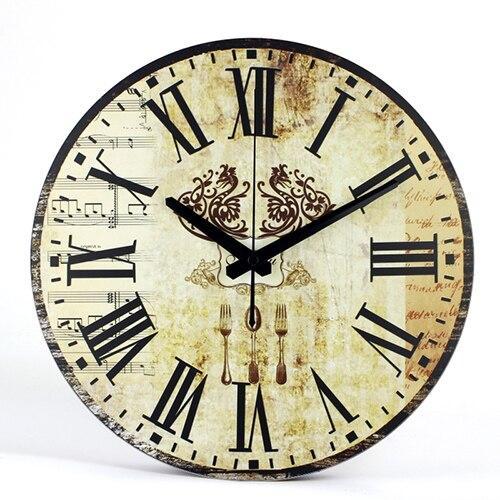 Decorative Retro Roman Numeral Clock