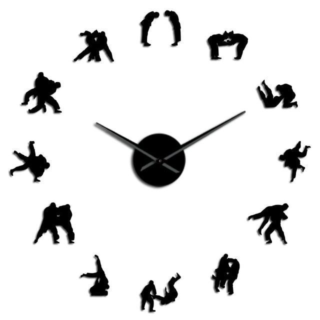 Giant Judo Wall Clock
