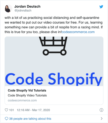 Shopify合作伙伴應(yīng)對疫情