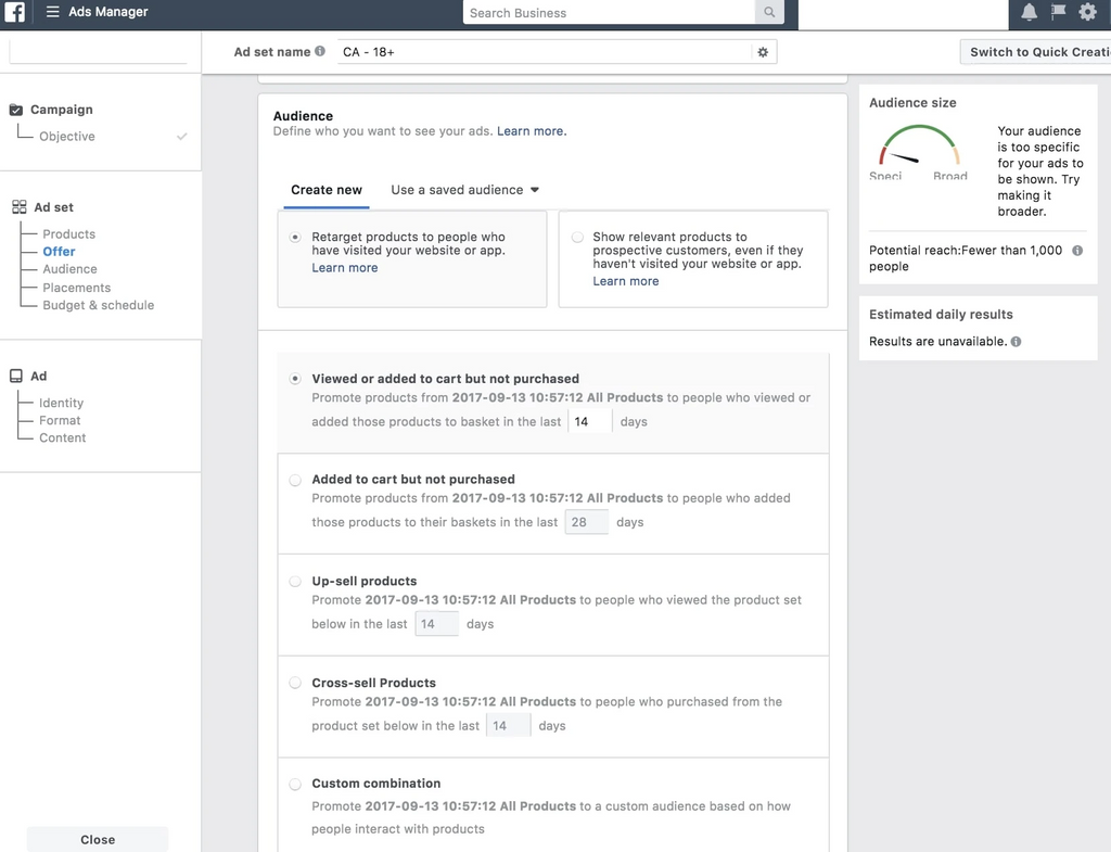 Facebook廣告