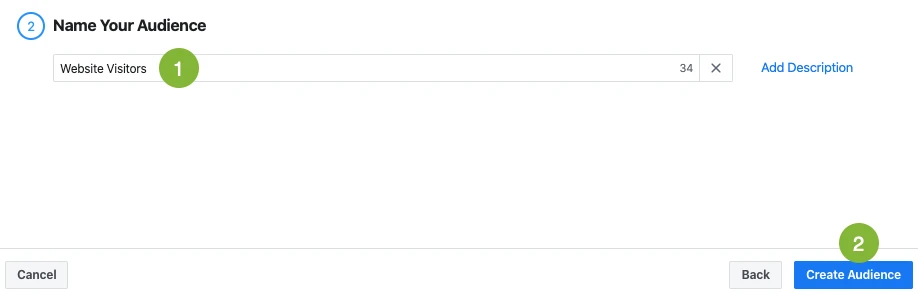 facebook 自定義受眾