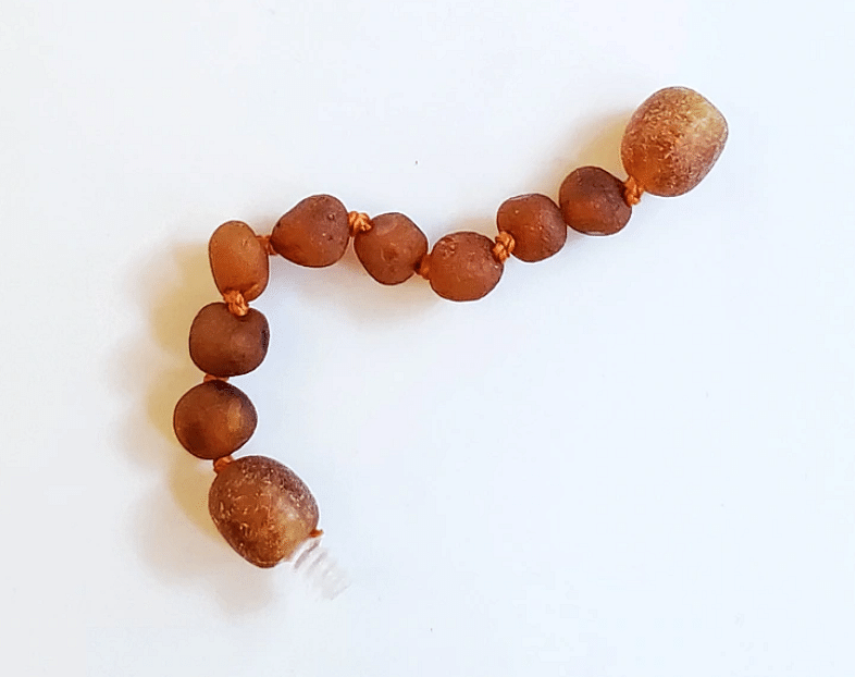 Amber teething necklace extender