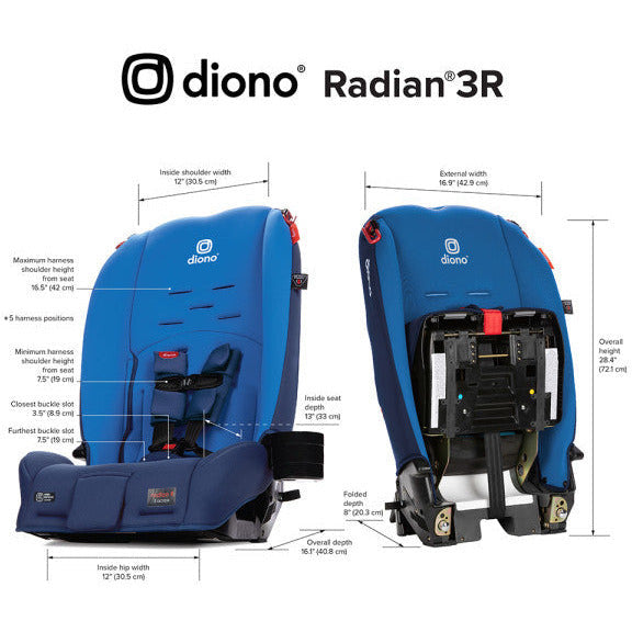 Diono Radian 3R All-in-One Car Seat - Blue Sky