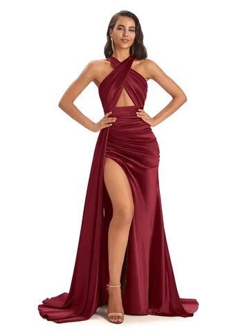 Best Cut-Out of Burgundy Bridesmaid Dresses