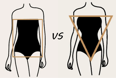 Difference from An Inverted Triangle Body Shape