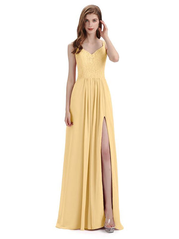 Gold Bridesmaid Dresses