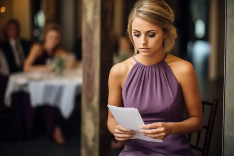 How Long Should a Maid of Honor's Speech Be