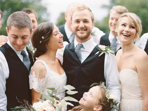 Oscar-winning actress Jennifer Lawrence wore an ivory J.Crew gown as a bridesmaid at her brother Brian's wedding in 2013