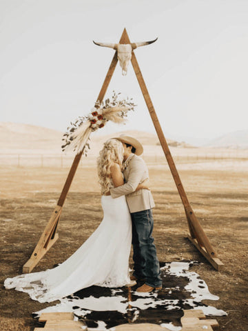 Wooden Triangle Arch