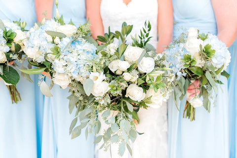 Sky Blue Bridesmaid Dresses
